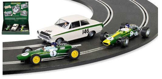 MODELLINO IN SCALA COMPATIBILE CON JIM CLARK COLLECTION TRIPLE PACK Pz.3 SLOT 1:32 SCALEXTRIC C4395A