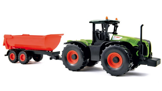 MODELLINO IN SCALA COMPATIBILE CON CLAAS XERION 5000 W/TRAILER PLASTIGAM 1:43 NOREV NV431000