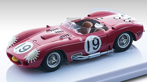 MODELLINO IN SCALA Tecnomodel COMPATIBILE CON MASERATI 450S N.19 WINN.12H SEBRING 1957 BEHRA-FANGIO 1:43 MODEL SCALE TMD4339C 241217