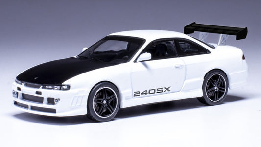 MODELLINO SCALA COMPATIBILE CON NISSAN 240 SX 1997 WHITE 1:43 IXO MODEL CLC552