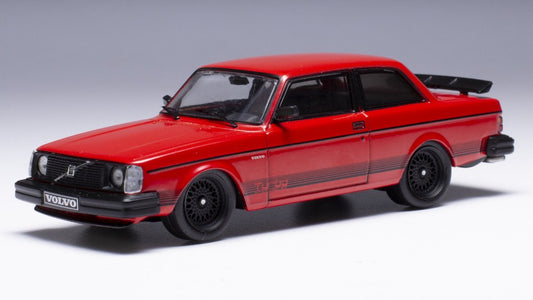 MODELLINO SCALA COMPATIBILE CON VOLVO 242 CUSTOM 1980 RED 1:43 IXO MODEL CLC549