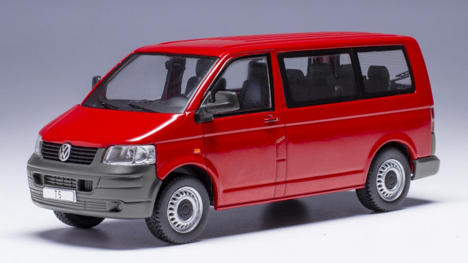 MODELLINO SCALA COMPATIBILE CON VW T5 2003 RED 1:43 IXO MODEL CLC564 DIE CAST