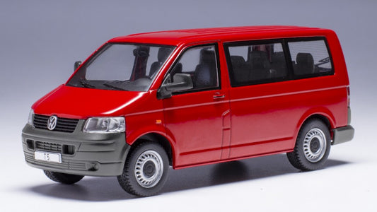 MODELLINO SCALA COMPATIBILE CON VW T5 2003 RED 1:43 IXO MODEL CLC564 DIE CAST