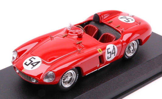 MODELLINO IN SCALA COMPATIBILE CON FERRARI 750 MONZA N.54 WINNER TUNISI GP BELVEDERE 1955 L.PIOTTI 1:43 ART MODEL AM0453