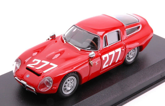 MODELLINO IN SCALA COMPATIBILE CON ALFA ROMEO TZ1 N.277 COPPA F.I.S.A. MONZA 1963 R.BUSSINELLO 1:43 BEST MODEL BT9855