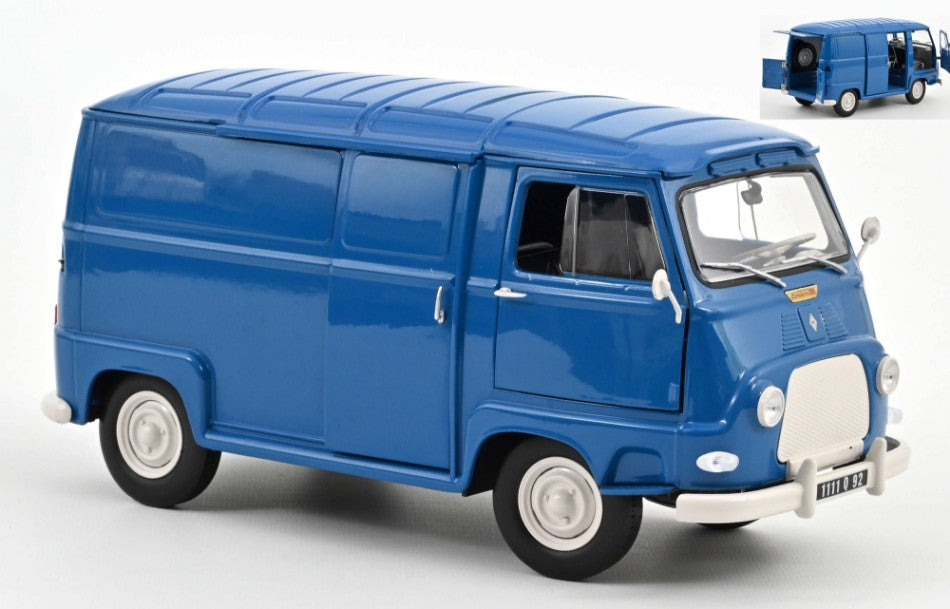 MODELLINO SCALA COMPATIBILE CON RENAULT ESTAFETTE 1967 SAVIEM BLUE 1:18 NOREV NV185122