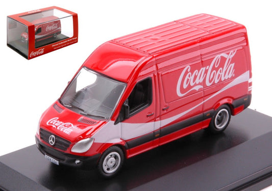 MODELLINO IN SCALA COMPATIBILE CON MERCEDES SPRINTER COCA COLA 1:76 OXFORD OXF76MSV007CC