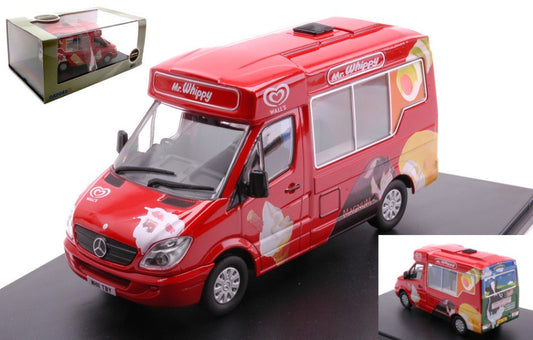 MODELLINO IN SCALA COMPATIBILE CON MERCEDES MR.WHIPPY ICE CREAM MODEL 1:43 OXFORD OXFWM001