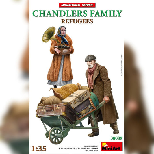 KIT DA MONTARE SCALA COMPATIBILE CON REFUGES CHANDLERS FAMILY KIT 1:35 MINIART MIN38089