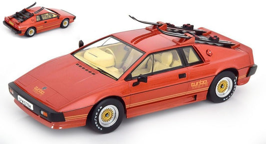 MODELLINO IN SCALA COMPATIBILE CON LOTUS ESPRIT TURBO MOVIE VERSION 1981 W/SKI 1:18 KK SCALE KKDC181192