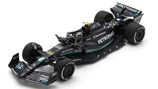 MODELLINO IN SCALA COMPATIBILE CON MERCEDES F1 W14 N.44 2nd AUSTRALIAN GP 2023 LEWIS HAMILTON 1:18 SPARK MODEL 18S876