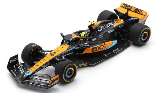 MODELLINO IN SCALA COMPATIBILE CON MC LAREN MCL60 N.4 AUSTRALIAN GP 2023 LANDO NORRIS 1:18 SPARK MODEL 18S888