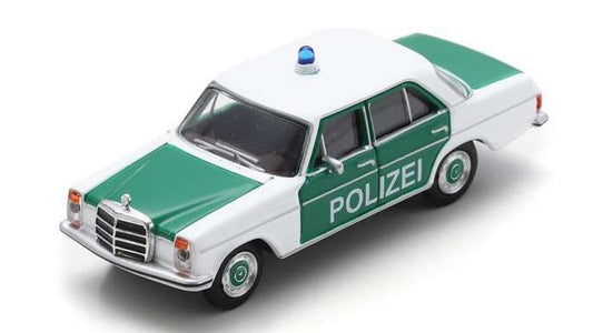 MODELLINO IN SCALA COMPATIBILE CON MERCEDES POLIZEI WHITE/DARK GREEN 1:64 SCHUCO SH452037400