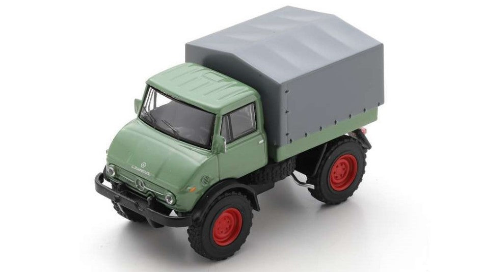 MODELLINO IN SCALA COMPATIBILE CON UNIMOG U406 GREEN 1:64 SCHUCO SH452037900