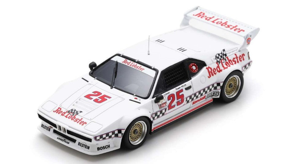 MODELLINO IN SCALA COMPATIBILE CON BMW M1 N.25 CHAMPION GTO IMSA 1981 K.MILLER-D.COWART 1:43 SPARK MODEL US088