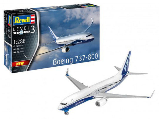 KIT DA MONTARE SCALA COMPATIBILE CON BOEING 737-800 KIT 1:288 REVELL RV03809