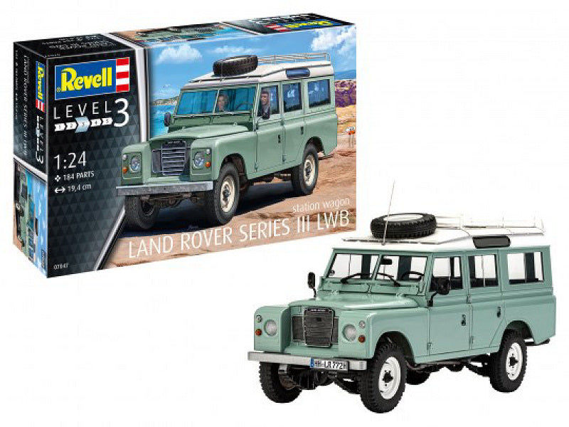 KIT DA MONTARE SCALA COMPATIBILE CON LAND ROVER SERIES III KIT 1:24 REVELL RV07047