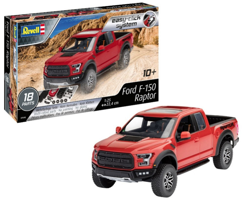 KIT DA MONTARE COMPATIBILE CON FORD F-150 RAPTOR (EASY CLICK SYSTEM) KIT 1:25 REVELL RV07048