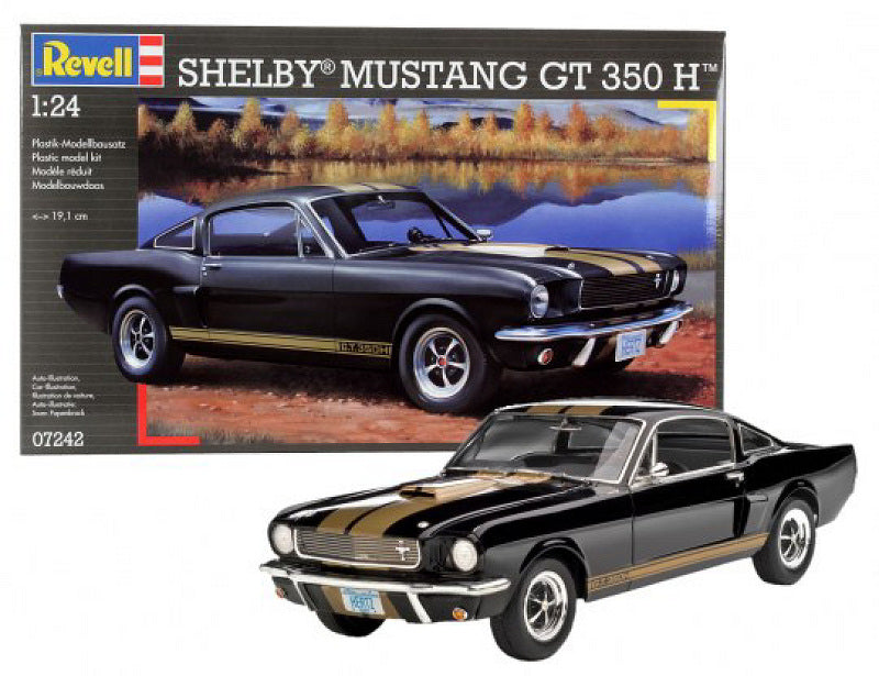 KIT DA MONTARE SCALA COMPATIBILE CON SHELBY MUSTANG GT 350 H KIT 1:24 REVELL RV07242