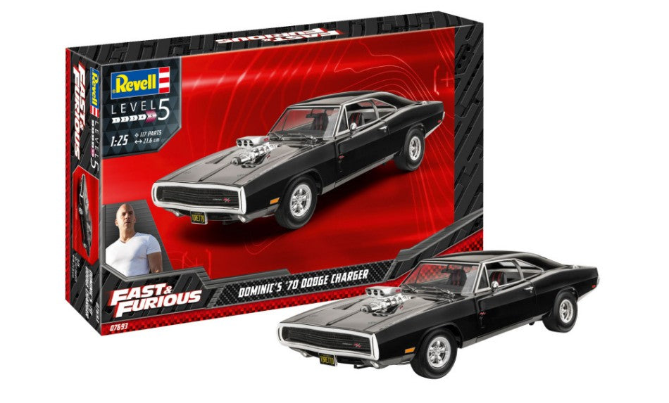 KIT DA MONTARE COMPATIBILE CON DODGE CHARGER FAST & FURIOUS MODEL SET KIT 1:25 REVELL RV67693