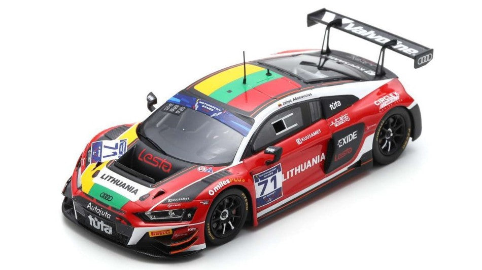 MODELLINO IN SCALA COMPATIBILE CON AUDI R8 LMS GT3 N.71 FIA GT SPRINT 2022 JULIUS ADOMAVICIUS 1:43 SPARK MODEL S6334