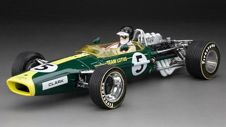 MODELLINO IN SCALA COMPATIBILE CON LOTUS 49 N.5 GP USA 1967 J.CLARK 1:18 QUARTZO QZ18222