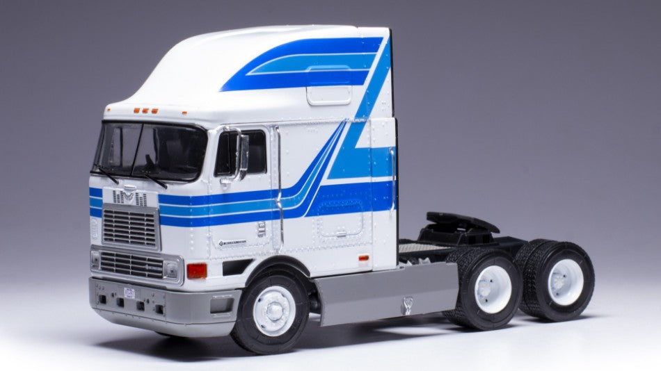 MODELLINO SCALA COMPATIBILE CON INTERNATIONAL EAGLE CABOVER 1995 WHITE/BLUE 1:43 IXO MODEL TR190