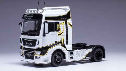 MODELLINO IN SCALA Ixo Model COMPATIBILE CON MAN TGX XXL D 38 2020 WHITE 1:43 MODEL SCALE TR197 241220