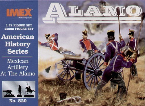 KIT DA MONTARE COMPATIBILE CON MEXICAN ARTILLERY AT THE ALAMO KIT 1:72 IMEX IM0520