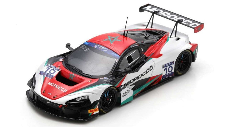 MODELLINO IN SCALA COMPATIBILE CON MC LAREN 720S GT3 N.10 FIA GT SPRINT 2022 MICHAEL BENYAHIA 1:43 SPARK MODEL S6335