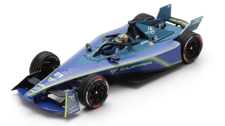 MODELLINO IN SCALA COMPATIBILE CON ABT CUPRA FORMULA E TEAM N.51 NICO MULLER 1:43 SPARK MODEL S6526