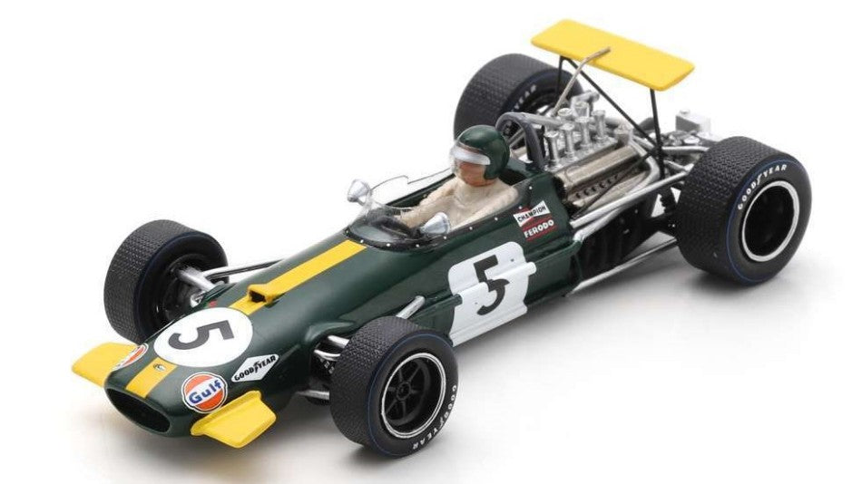 MODELLINO IN SCALA Spark Model COMPATIBILE CON BRABHAM BT26 N.5 3rd GERMAN GP 1968 JOCHEN RINDT 1:43 MODEL SCALE S8312 241217