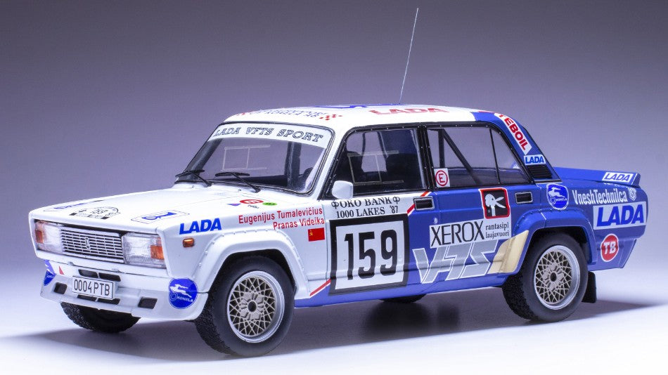 MODELLINO IN SCALA Ixo Model COMPATIBILE CON LADA 2105 VFTS N.159 1000 LAKES RALLY 1987
TUMALEVICIOUS-VIDEIKA 1:18
 MODEL SCALE 18RMC181B 241217