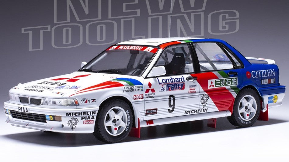 MODELLINO IN SCALA Ixo Model COMPATIBILE CON MITSUBISHI GALANT VR-4 N.9 RAC RALLY 1990
ERIKSSON-PARMANDER 1:18
 MODEL SCALE 18RMC192A 241220