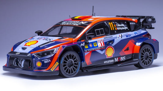 MODELLINO IN SCALA Ixo Model COMPATIBILE CON HYUNDAI i20 N WRC N.11 CENTRAL EUROP.RALLY 2023 NEUVILLE-WYDAEGHE 1:18
 MODEL SCALE 18RMC193 241217