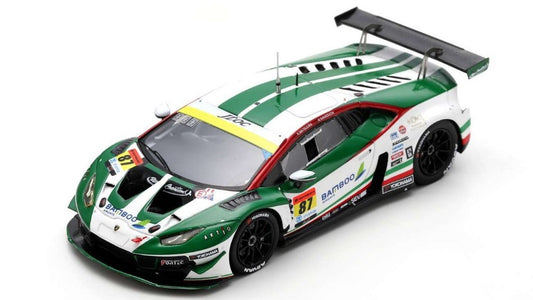 MODELLINO IN SCALA COMPATIBILE CON BAMBOO AIRWAYS LAMBORGHINI GT3 N.87 L.MATSUURA-N.SAKAGUCHI 1:43 SPARK MODEL SGT087