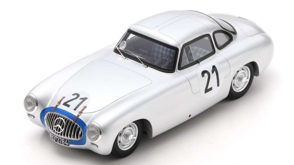 MODELLINO IN SCALA Spark Model COMPATIBILE CON MERCEDES 300 SL N.21 WINNER LM 1952 H.LANG-F.RIESS 1:18 MODEL SCALE 18LM52 241217