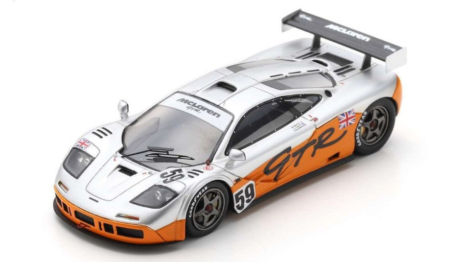 MODELLINO IN SCALA COMPATIBILE CON MC LAREN F1 GTR N.59 LE MANS QUALIFY 1995 Y.DALMAS-P.H.RAPHANEL 1:43 SPARK MODEL S5060