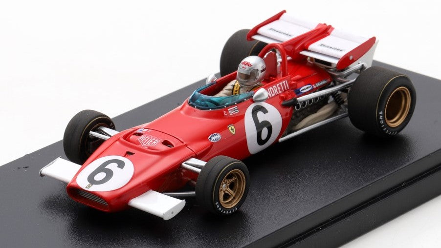 MODELLINO IN SCALA COMPATIBILE CON FERRARI 312B N.6 WINNER SOUTH AFRICAN GP 1971 MARIO ANDRETTI 1:43 LOOKSMART LSRC102