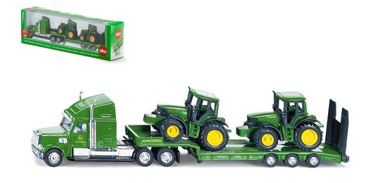 MODELLINO IN SCALA COMPATIBILE CON CAMION TRASPORTO TRATTORI JOHN DEERE 1:87 SIKU SK1837