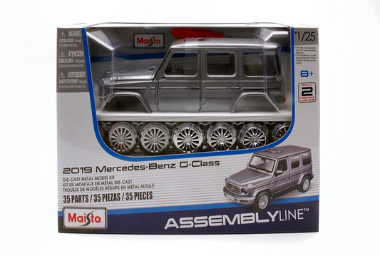 KIT DA MONTARE COMPATIBILE CON MERCEDES G CLASS 2019 SILVER KIT 1:24 MAISTO MI39536