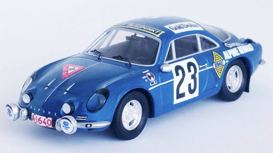 MODELLINO SCALA COMPATIBILE CON ALPINE A110 1000 LAKES RALLY 1969 LUSENIUS-HALME 1:43 TROFEU TFRRFI32