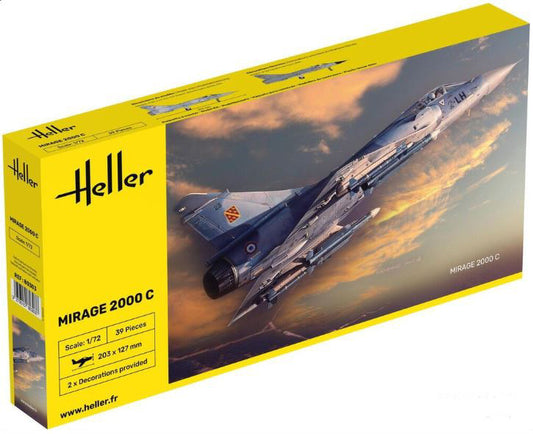 KIT DA MONTARE COMPATIBILE CON MIRAGE 2000 C KIT 1:72 HELLER HL80303