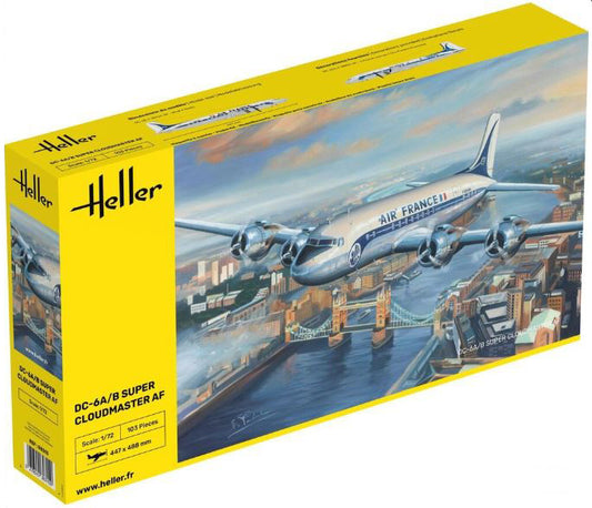 KIT DA MONTARE COMPATIBILE CON DC6 SUPER CLOUDMASTER AF KIT 1:72 HELLER HL80315