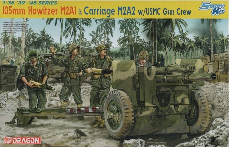 KIT DA MONTARE SCALA COMPATIBILE CON HOWITZER M2A1 CARRIAGE M2A2 KIT 1:35 DRAGON D6531