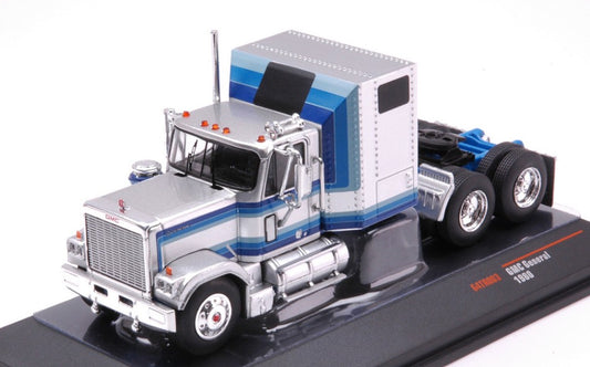 MODELLINO SCALA COMPATIBILE CON GMC GENERAL 1980 SILVER 1:64 IXO MODEL 64TR003