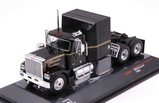 MODELLINO SCALA COMPATIBILE CON GMC GENERAL 1980 BLACK 1:64 IXO MODEL 64TR007