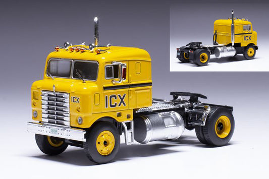 MODELLINO SCALA COMPATIBILE CON KENWORTH BULLNOSE 1950 YELLOW 1:64 IXO MODEL 64TR004