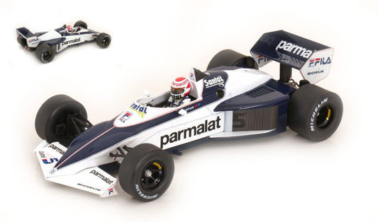 MODELLINO SCALA COMPATIBILE CON BRABHAM BT52 N.5 BRAZILIAN GP 1983 N.PIQUET 1:18 MODELCARGROUP MCG18618