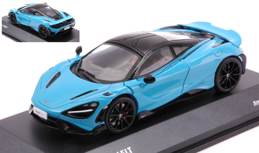 MODELLINO SCALA COMPATIBILE CON MCLAREN 765LT 2020 LIGHT BLUE 1:43 SOLIDO SL4311904